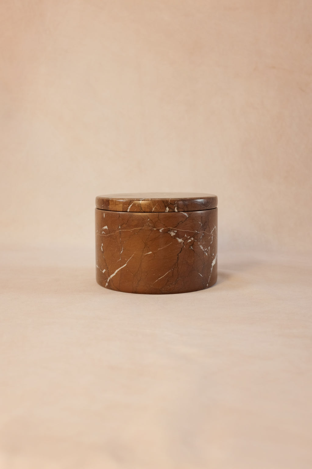 Round Keepsake - Chocolate Marble - Marble Box