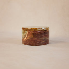 Small Trinket Box - Onyx Multi Green