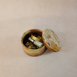 Small Trinket Box - Onyx Multi Green