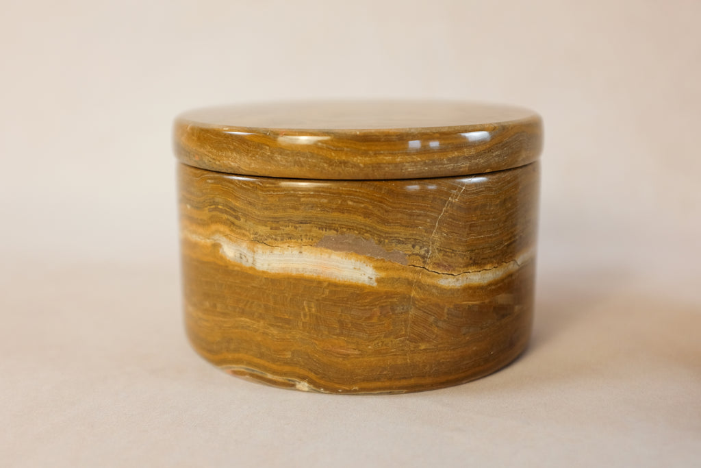 Small Trinket Box - Onyx Multi Green