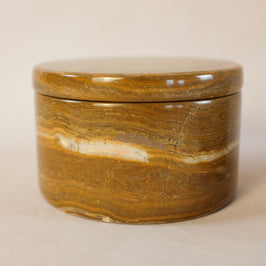 Small Trinket Box - Onyx Multi Green