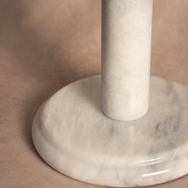 Paper Towel Holder - White - Ziarat Marble