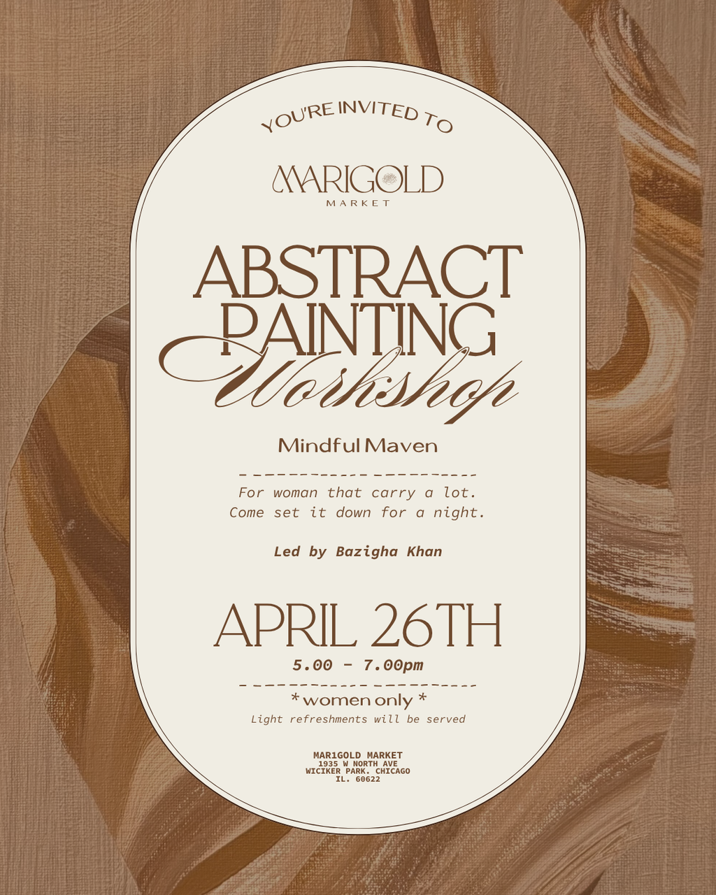 Mindful Maven | Abstract Painting Workshop