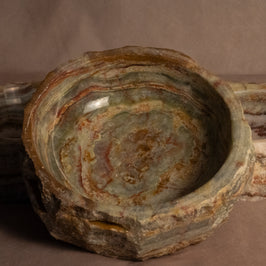 Bespoke Raw-Cut Organic Bowl - Onyx - Accent Decor