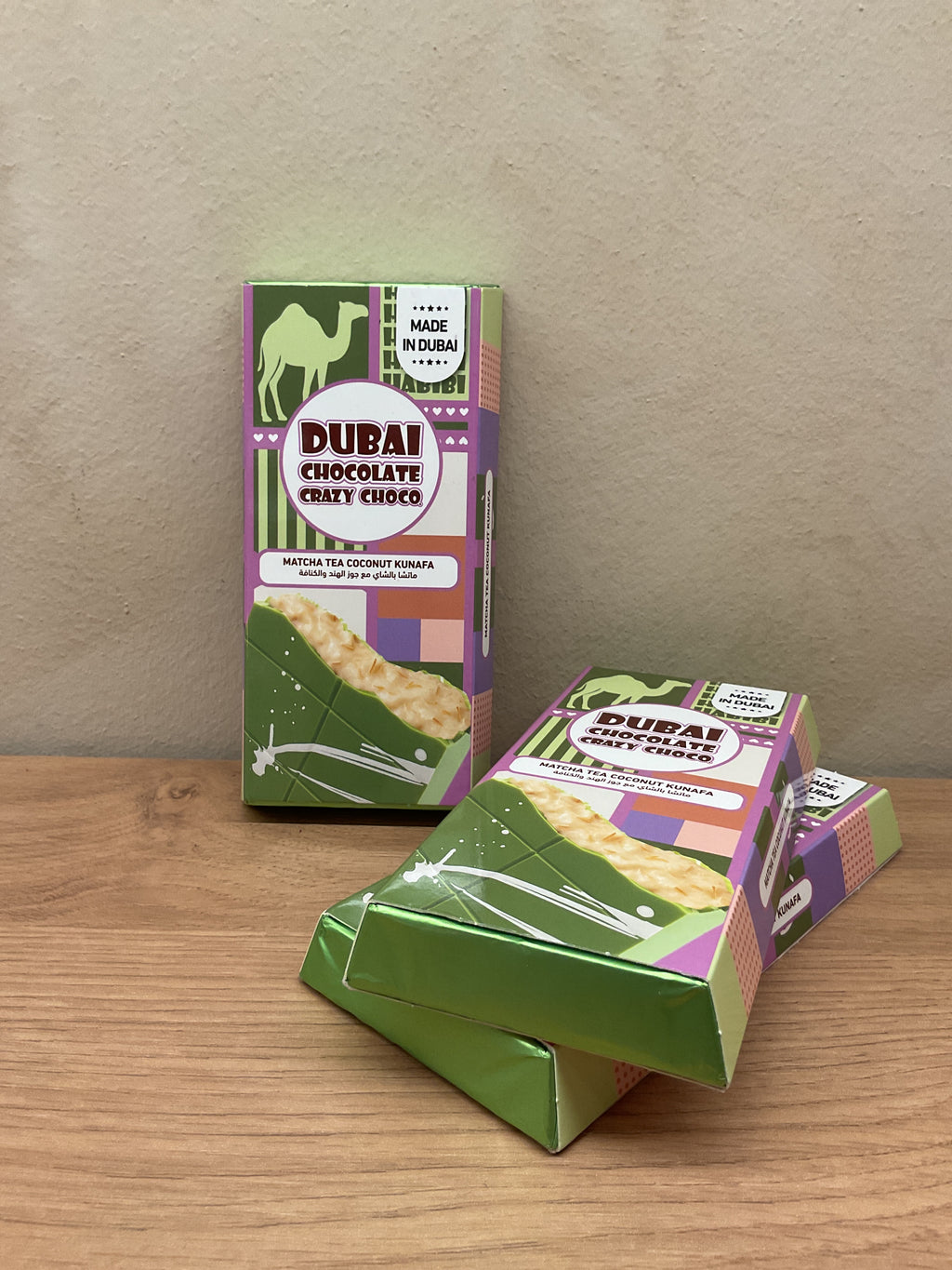 Dubai Chocolate - Matcha Tea Coconut Kunafa