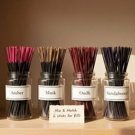 Incense Pick n Mix (6 sticks for $10)