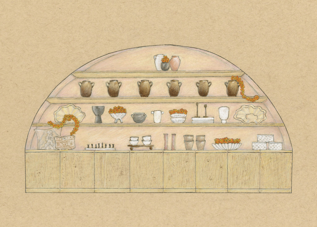 Marigold Arch — Blank Notecard