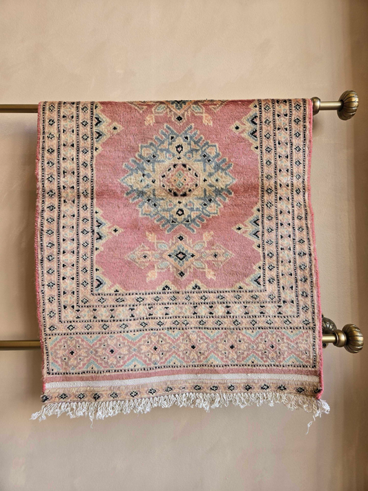 Pink Med Pakistani Rug