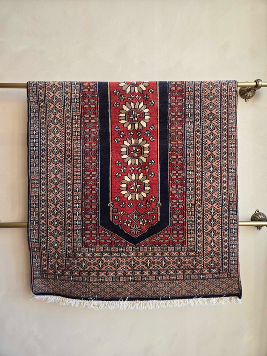 Red Floral Lg Pakistani Rug