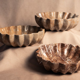 Signature Fluted Bowl - Marina Pink