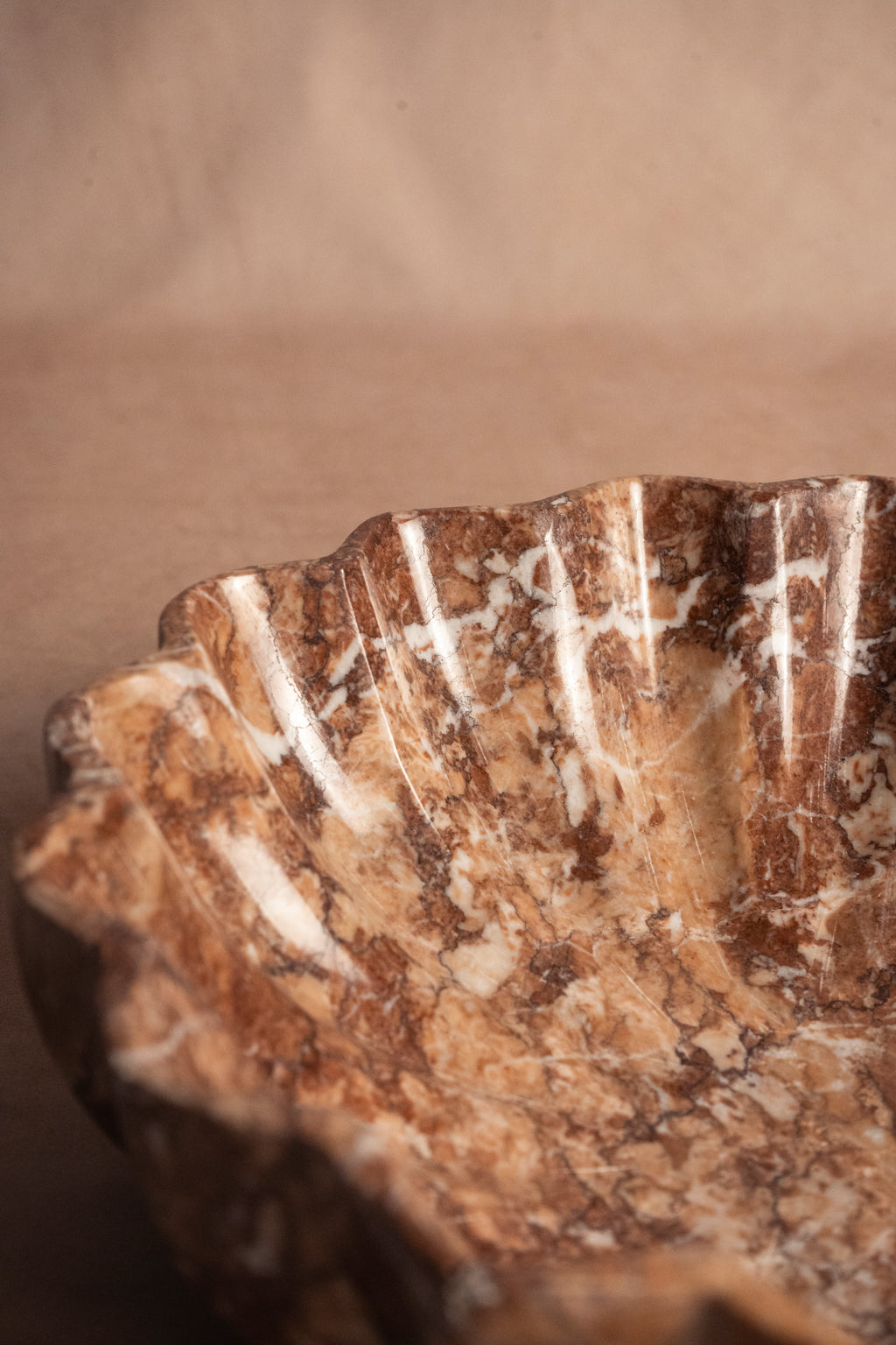 Fluted Bowl - Marina Pink