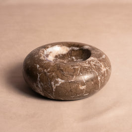 Donut Jewelry Dish - Dark Marina Pink Marble