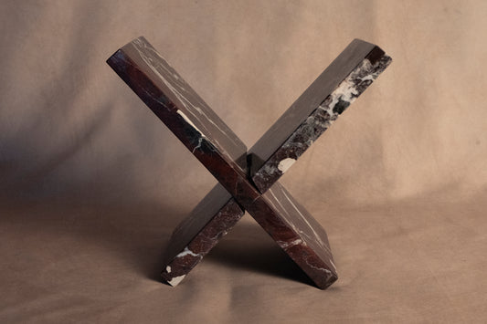 Bookstand - Red Zebra - Marble