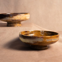 Bespoke Onyx Pedestal Bowl - Onyx