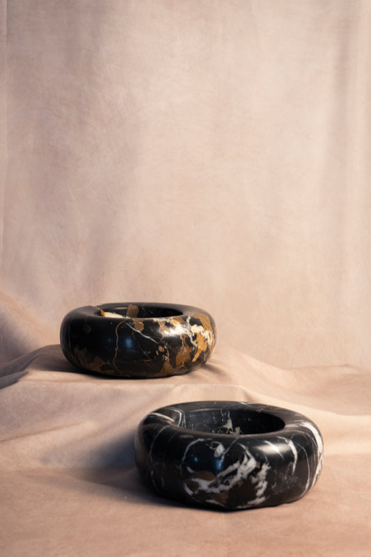Donut Bowl - Black & Gold