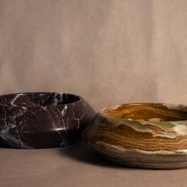 Bespoke Angled Bowl - Onyx