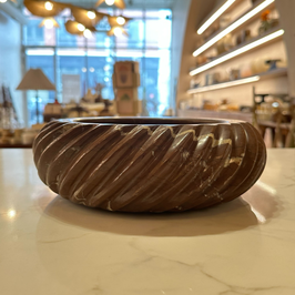 Bespoke Swirl Chocolate Bowl - Marble - Side view