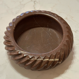 Bespoke Swirl Chocolate Bowl - Marble - Top view