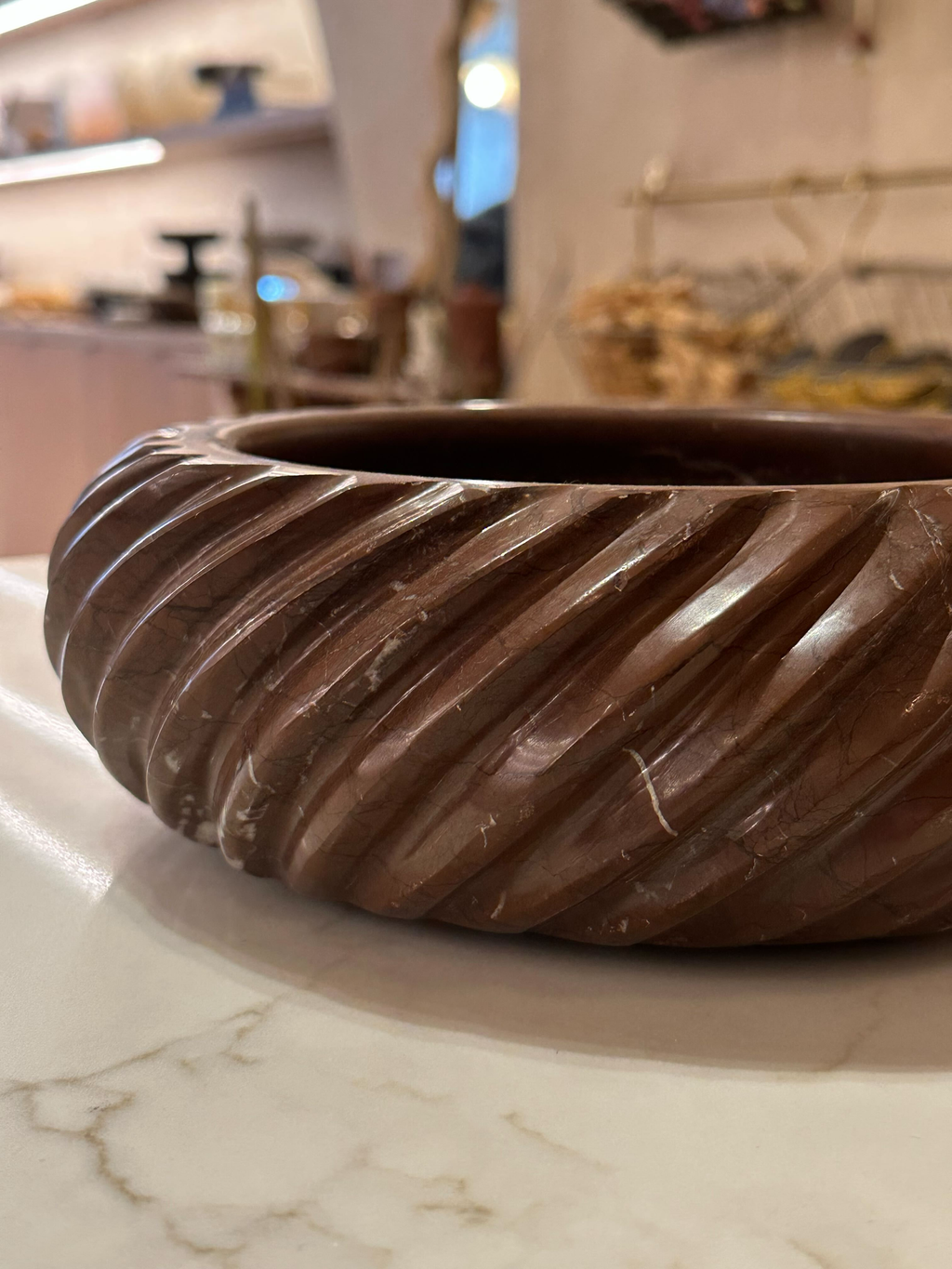 Swirl Chocolate Bowl - Marble