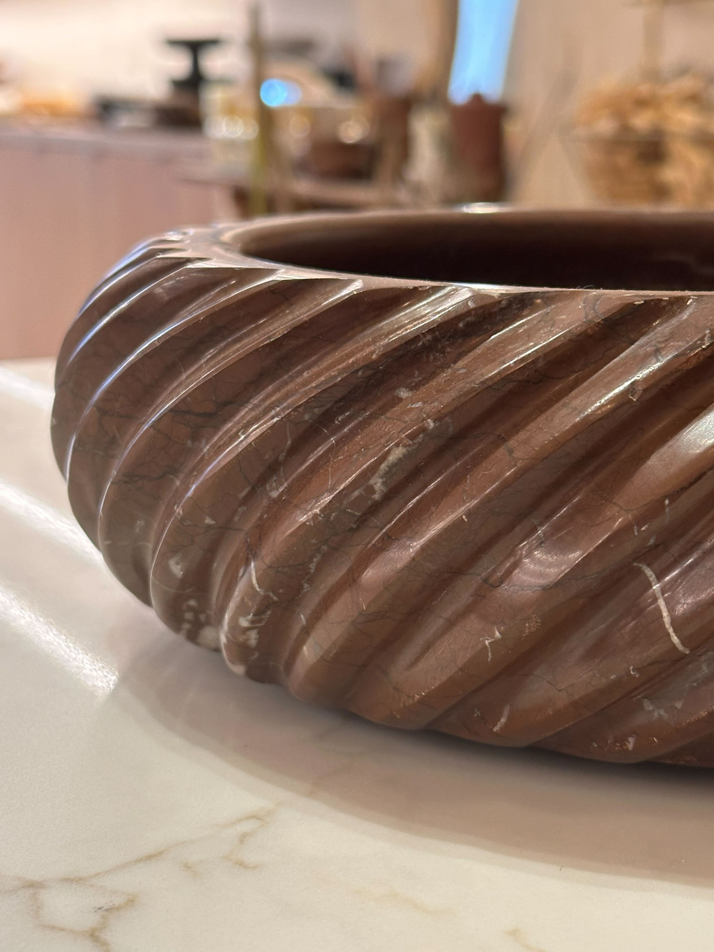 Swirl Chocolate Bowl - Marble