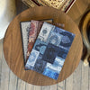 Boho Notebook - Blue patchwork