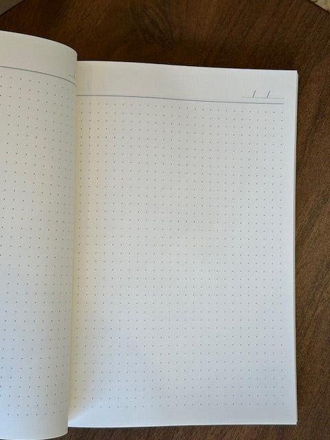 Boho Notebook - Blue patchwork