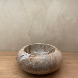 Signature Deep Donut Dish - Light Marina Pink - Marble