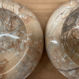 Signature Deep Donut Dish - Light Marina Pink - Marble