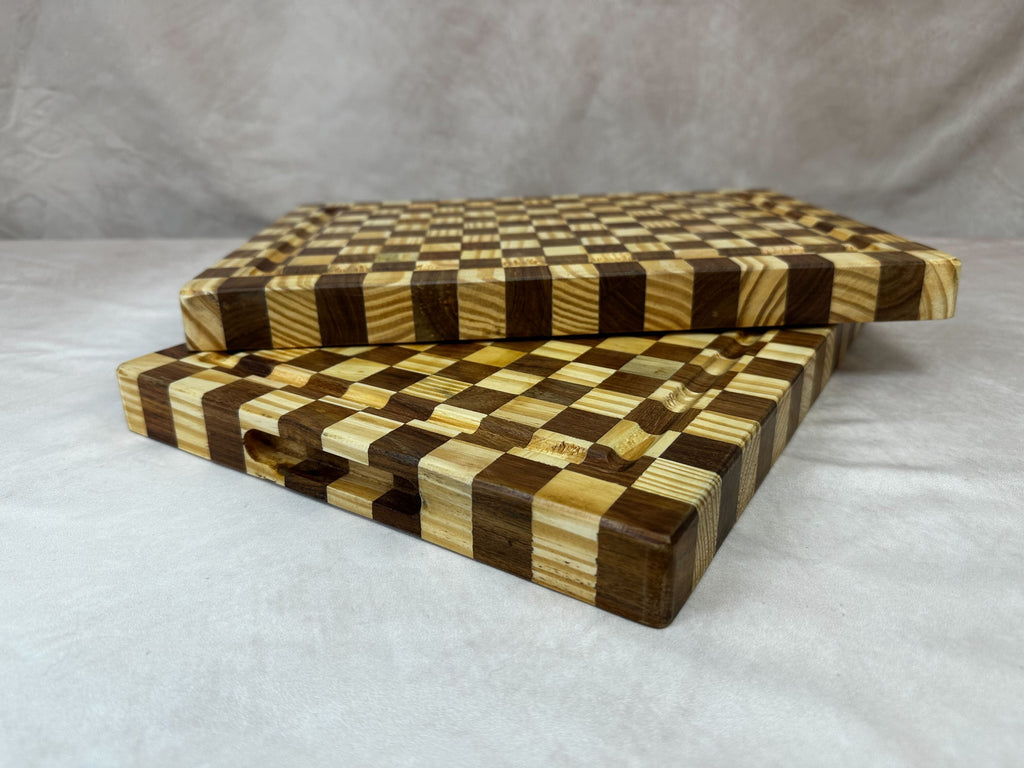 End Grain Checkered Cutting Board