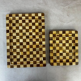 End Grain Checkered Cutting Board