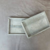 Classic Vanity Tray - Rectangular - Travertine