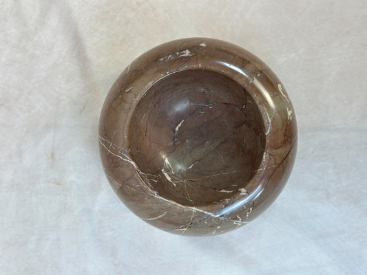 Signature Deep Donut Dish - Dark Marina Pink - Marble