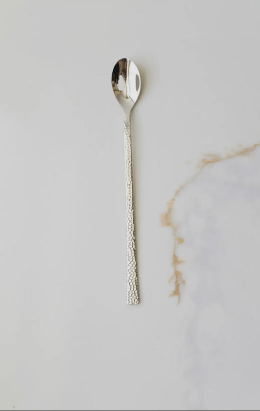 Hammered Stainless Steel Fruit Fork or Spoon