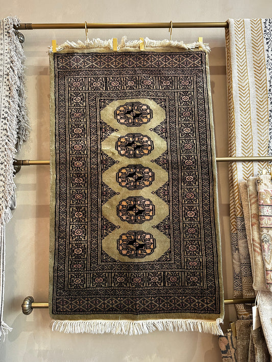Silk Rug - Tapestry - 2' x 3.5' - 021