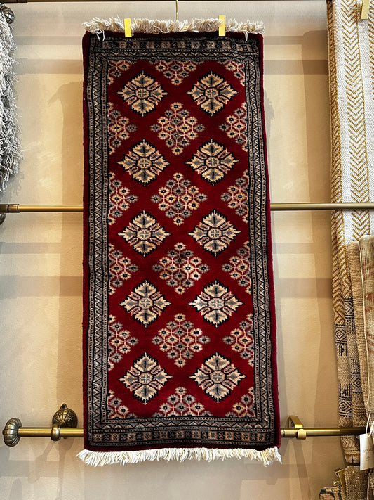 Silk Rug - Tapestry - 1.5" x  3.5" - 019