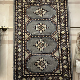 Silk Rug - Tapestry - 2.5' X 4' - 005