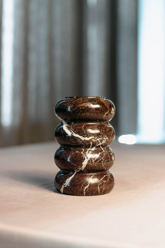 Red Marble Bubble Vase - Premium home décor piece