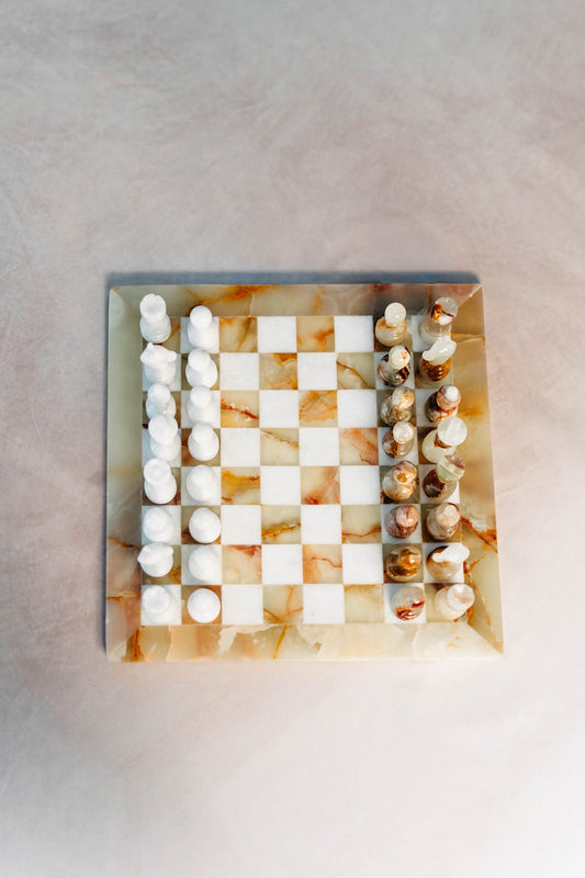 Onyx Chess Set - Top view