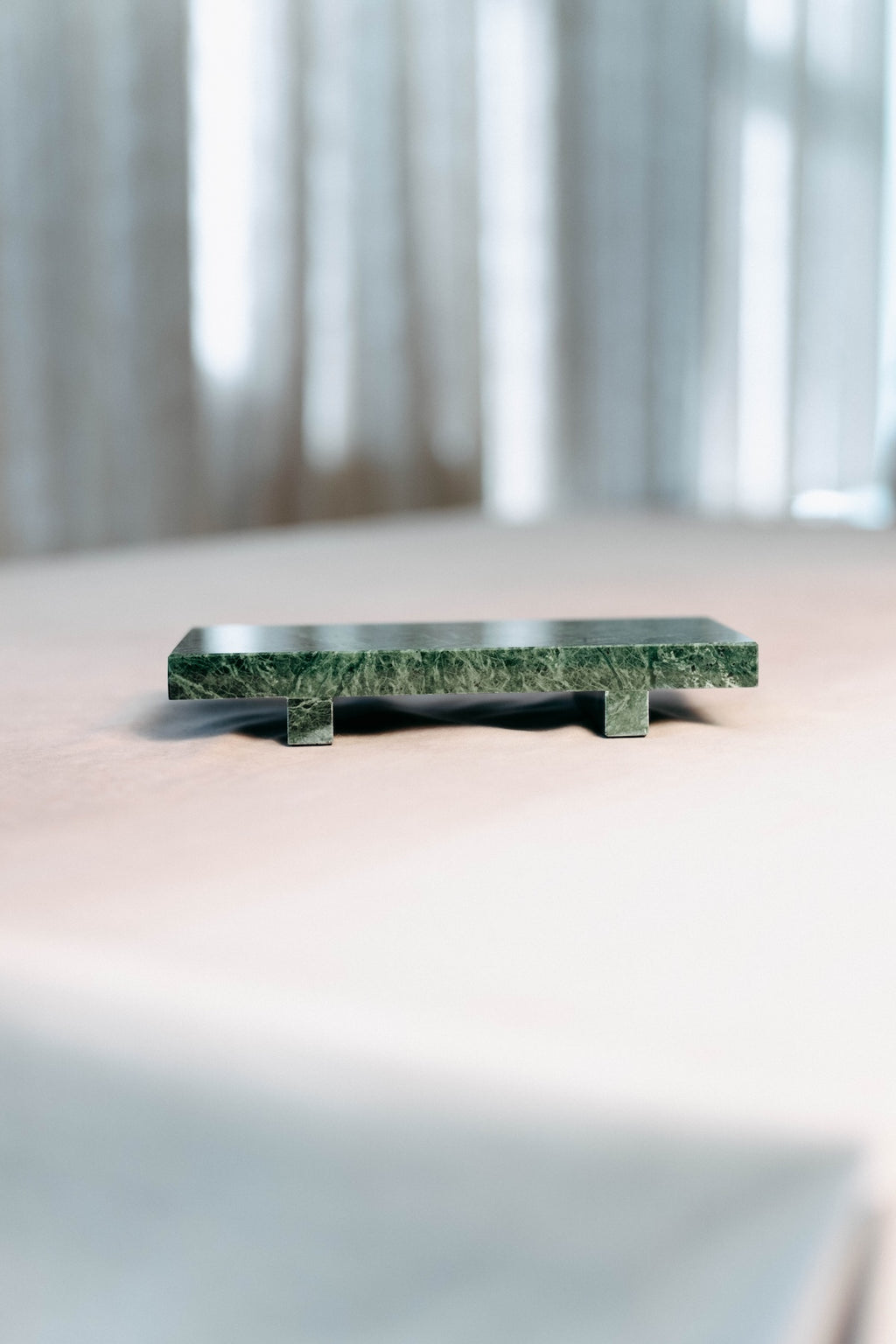 Green Marble Riser - front view
