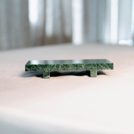 Green Marble Riser - front view