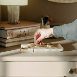 Onyx Pebbled Edge Tray - Styled for everyday living