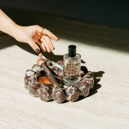 Red Marble Bubble Tray - Decorative styling