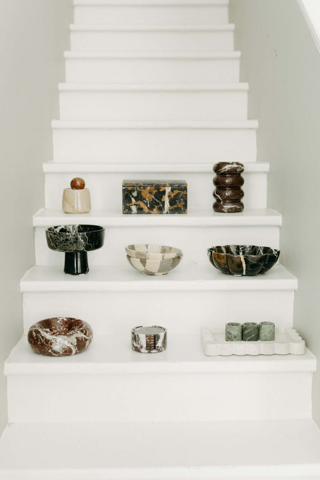 Black & Gold Marble Storage Box