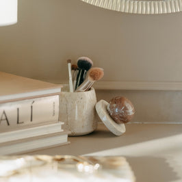 Marble Storage Jar with Lid