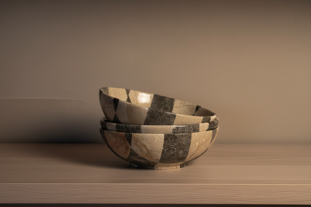 Classic Checkered Bowl - Large