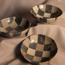 Classic Checkered Bowl - Large