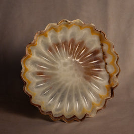 Heirloom Scalloped Tray - Onyx