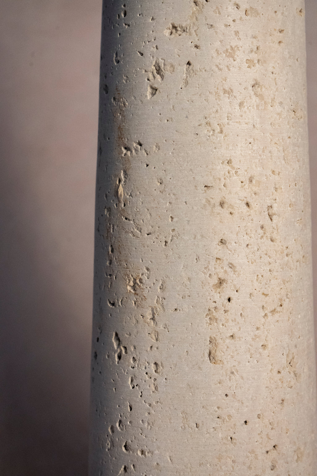 Tall Vase -Travertine