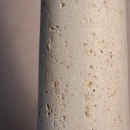 Classic Tall Vase - Travertine