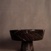 Bowl With Stand - Red Zebra Marble